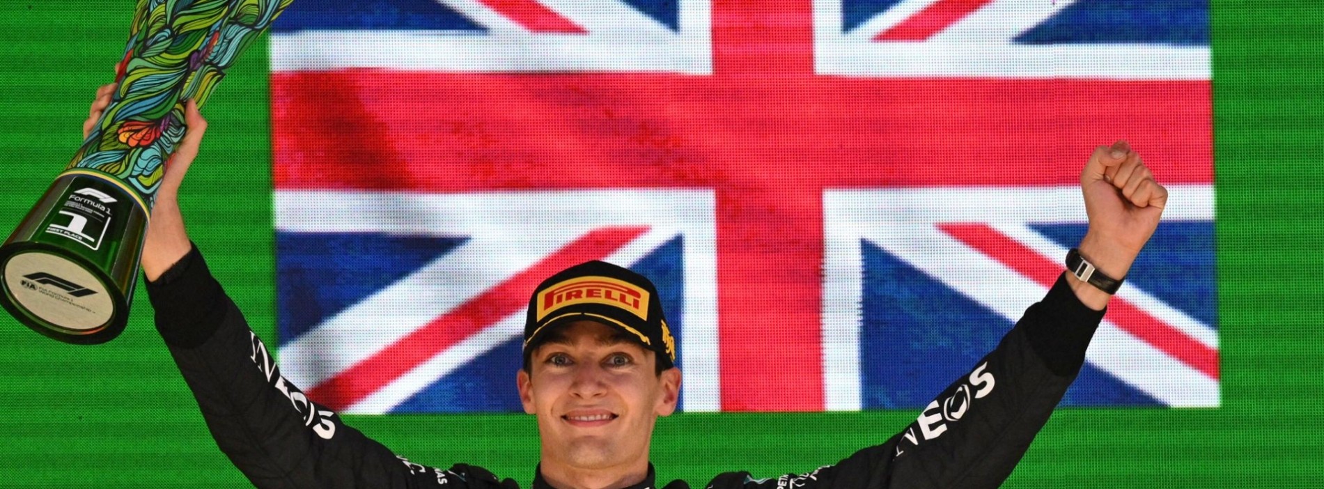 George Russel first win